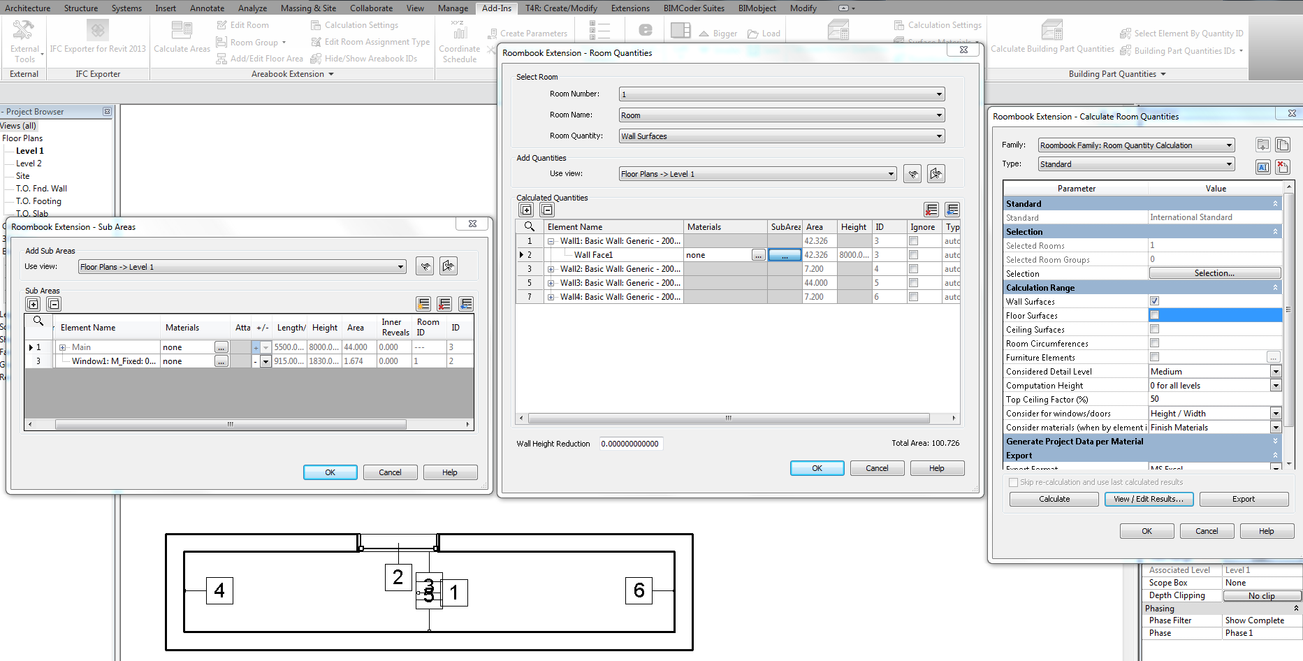 Revit 2013 Window to Wall Ratio Schedule