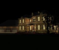Upscale Home at Night