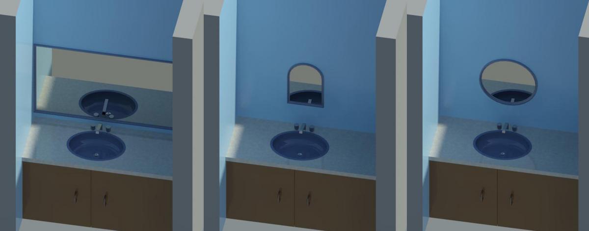 counter basin -3 mirror option