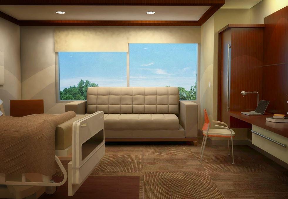 350SF (32.5 Sq Meters) Patient Room - Image 2