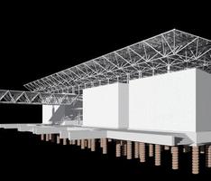 Revit Structure Building with Space Frame
