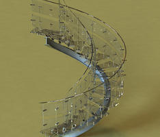 Spiral Stairs Rendered