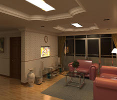 FLAT-A Living Room