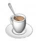coffee cup with spoon
