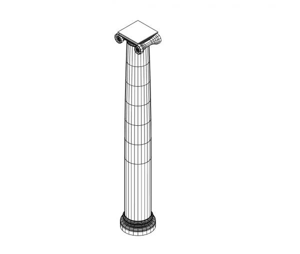 Ionic Column - SCALES PROPERLY!!