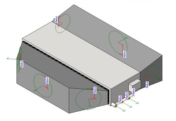 Hide Away - Fan Coil Unit (3 Round Duct Connetors With Plenum Box) - Generic