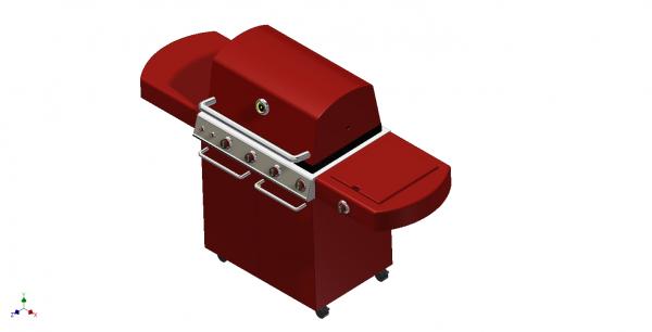 Barbecue Red Grill