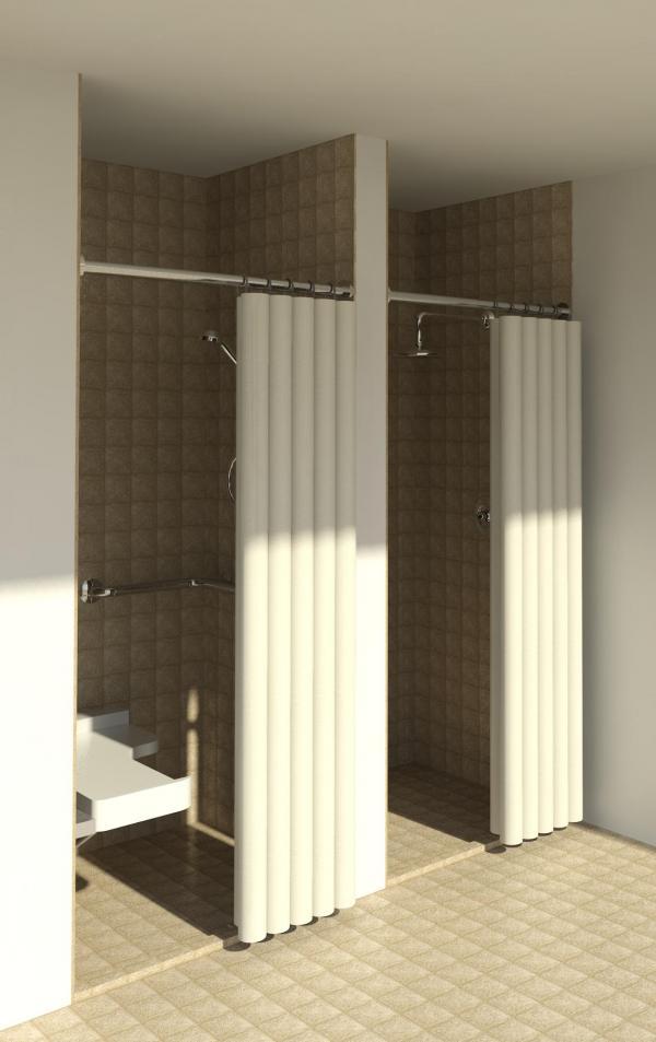 Commercial ADA & Standard Shower Stall - UPDATE 2