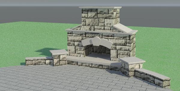 Outdoor Fire place