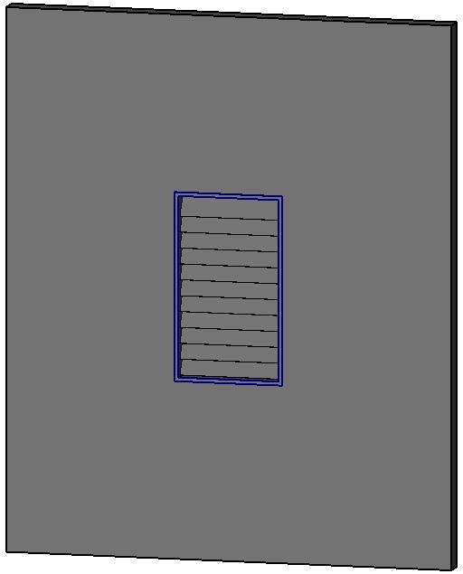 Louver w/ frame (window family object)