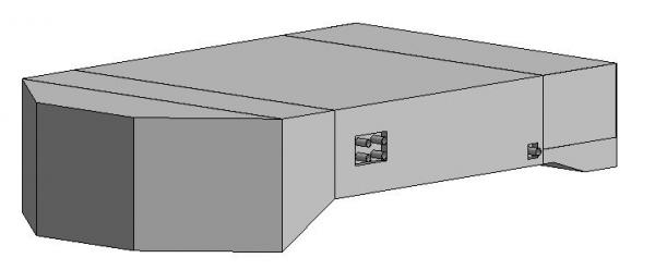 Fan Coil Unit (With 3 Spigots, With Plenum Box) - Generic