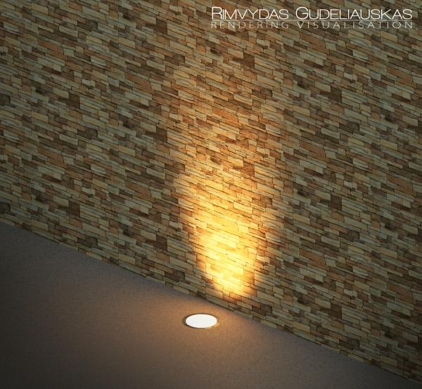 Floor light perfect for exterior