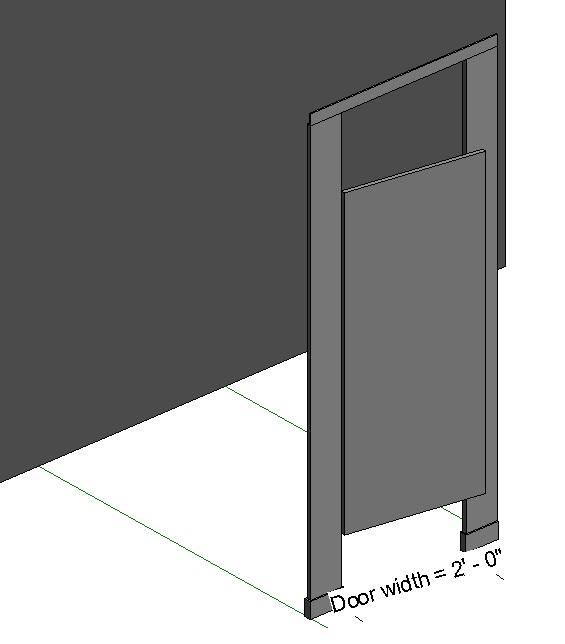 Parametric Toilet Stall (no walls)