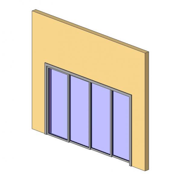 4-Panel Sliding door