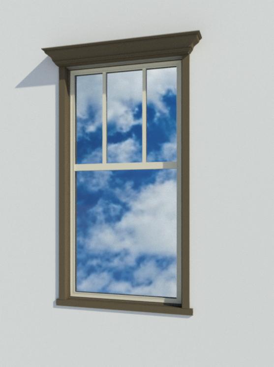 Craftsman Style Single Window NOHS