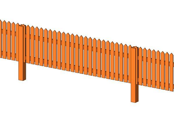 Paling Fence with parametrics