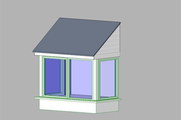 UK Bay Window With Pitched Roof