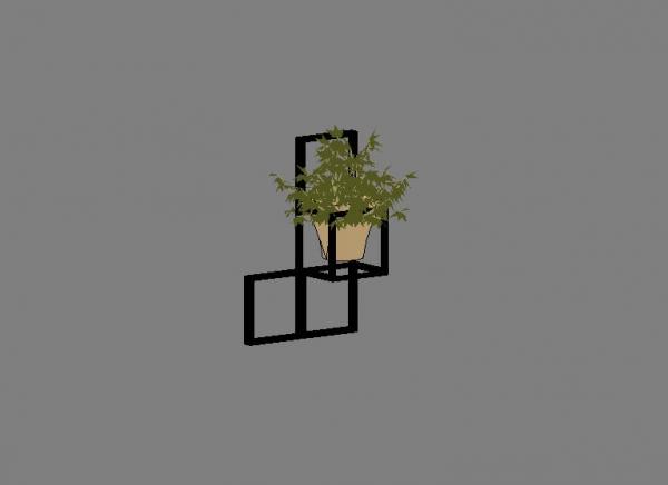 Square mini planter/pot