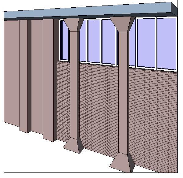 Flexible box pilaster (column enclosure)
