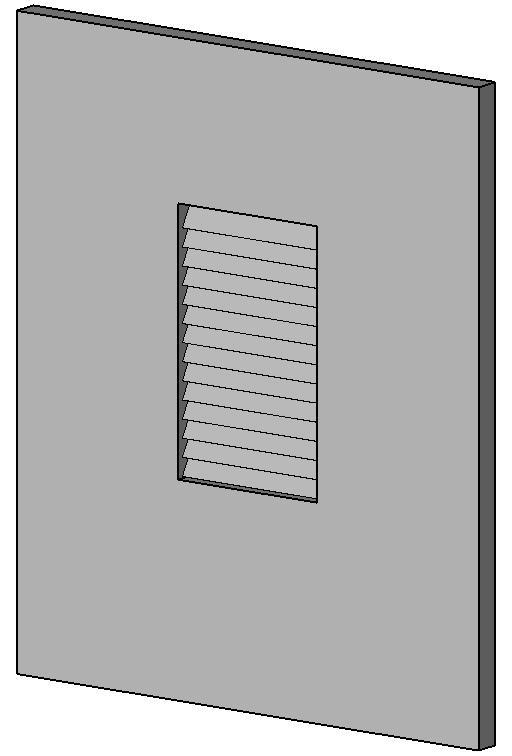 Louver (window family object)