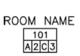 NCS Room Tag with basic Finish Info