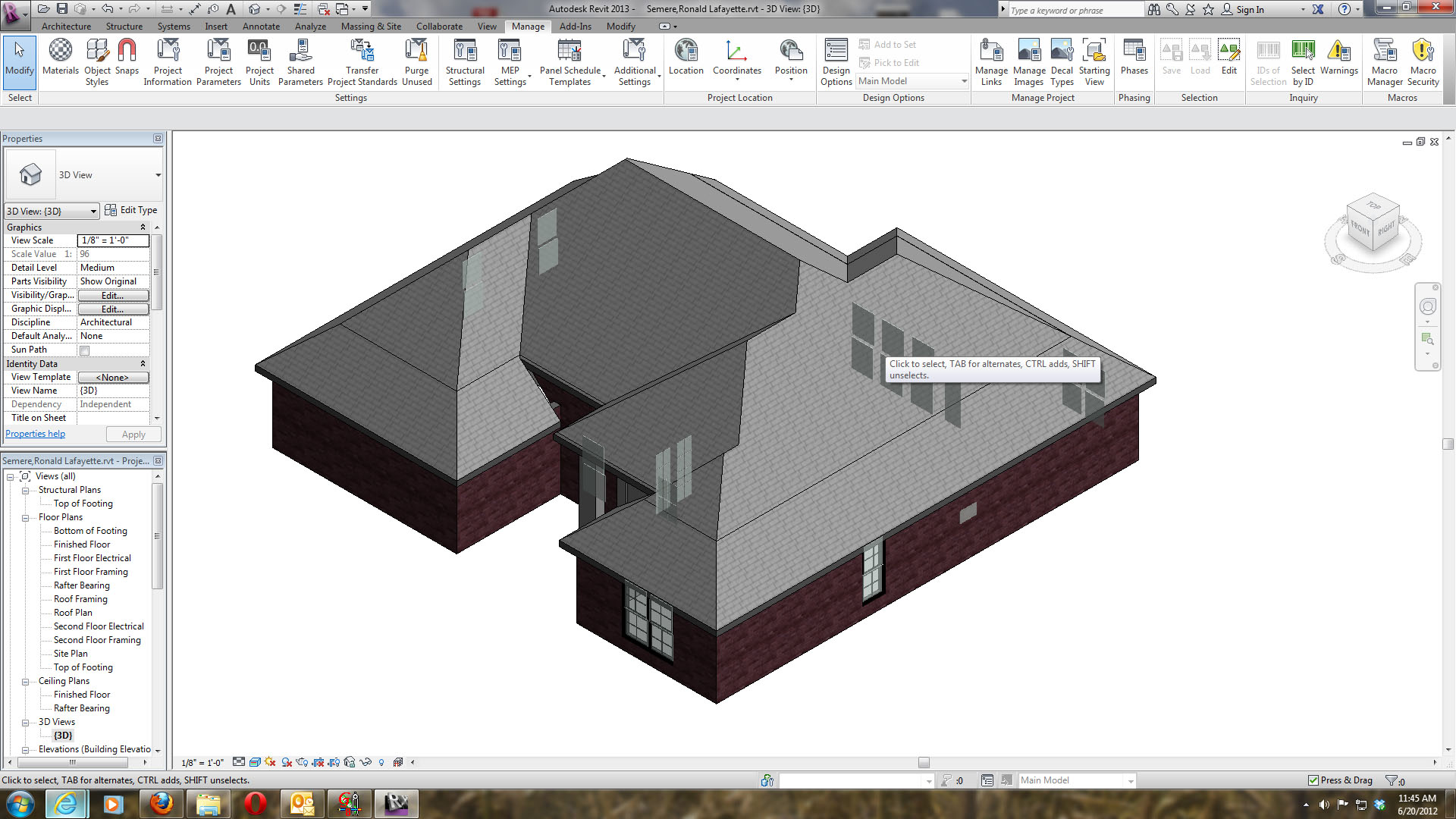 Revit 3d модель плоттер