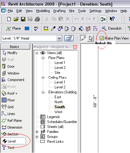 RevitCity.com | levels with no plans
