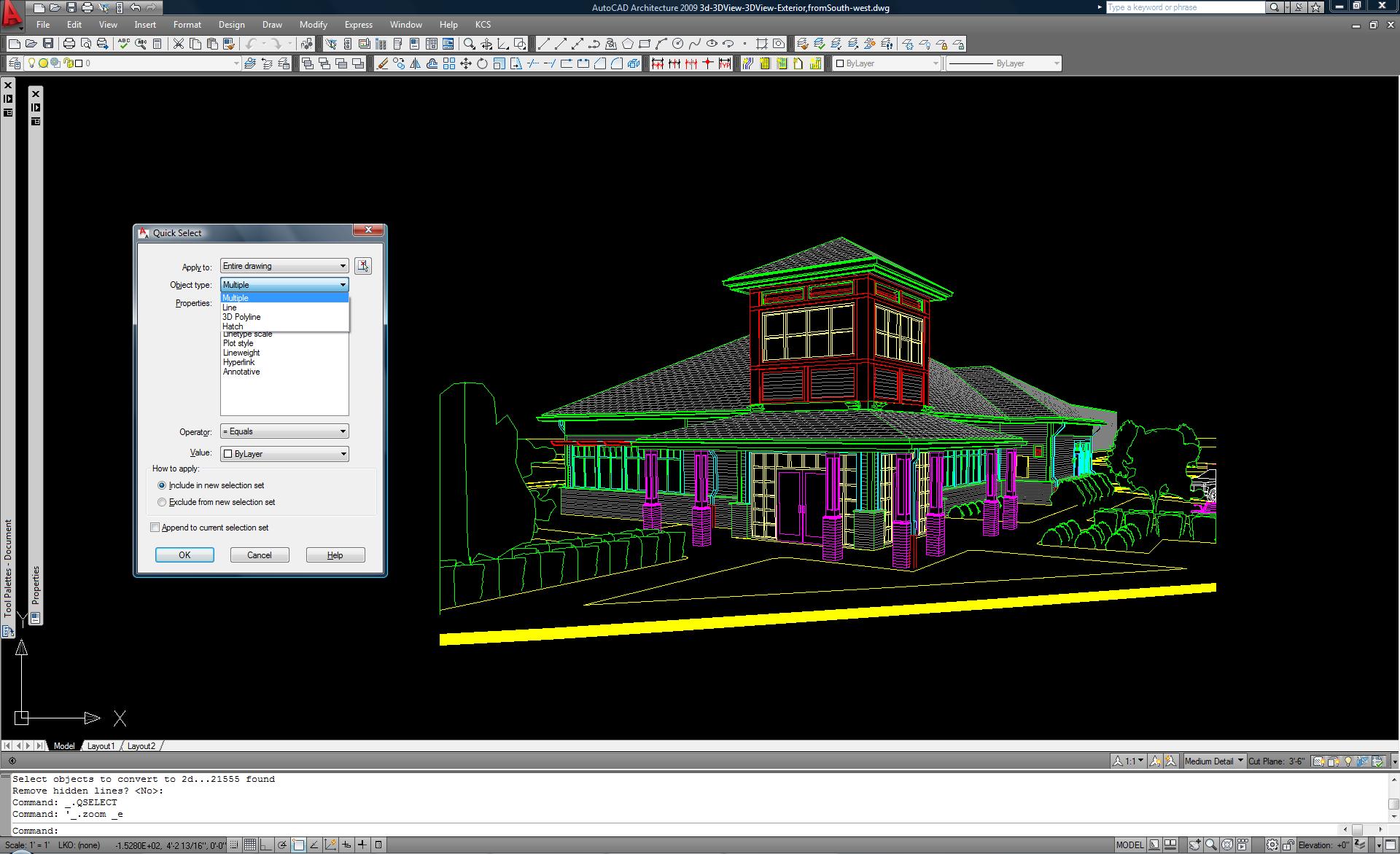 RevitCity com Exporting Line Drawings