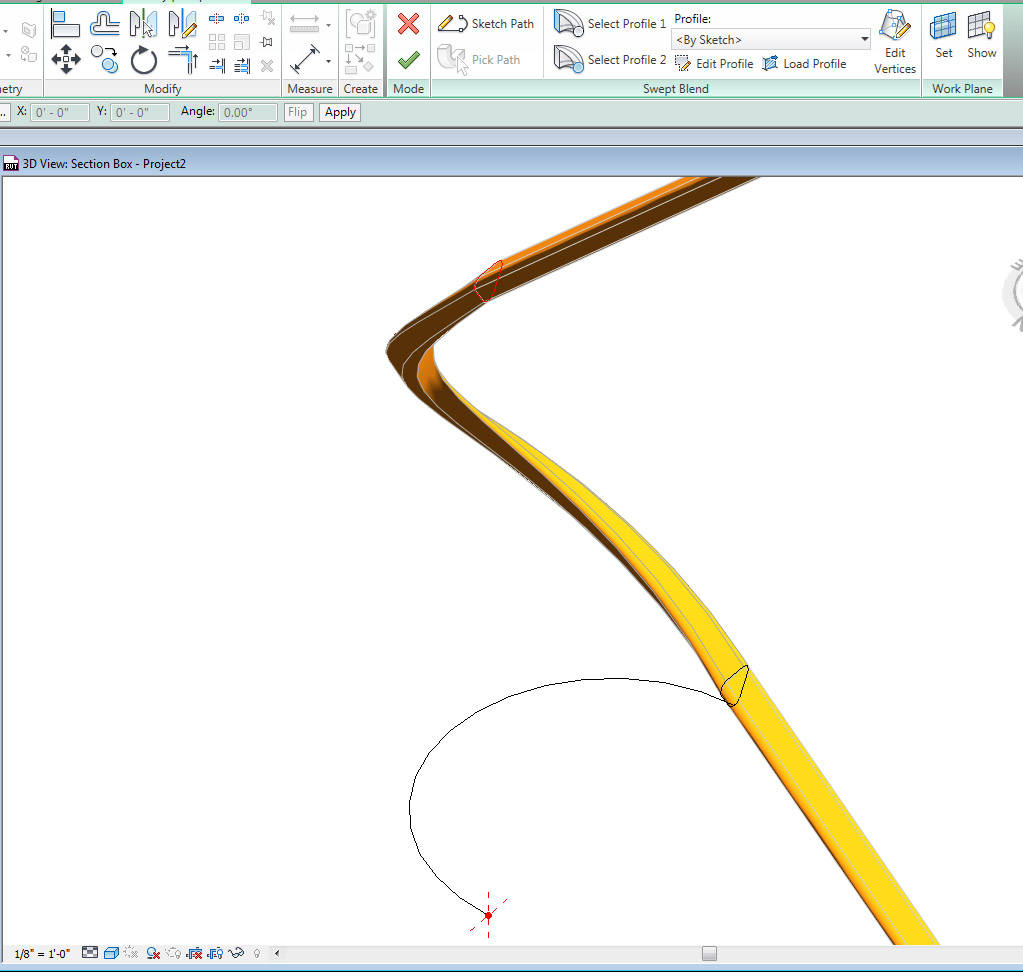 RevitCity.com | How do you model a complex curved handrail in Revit 2011?