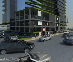 Corner view (retail spaces)