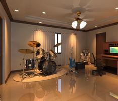 Interior Perspective 4 - Music/Games Room