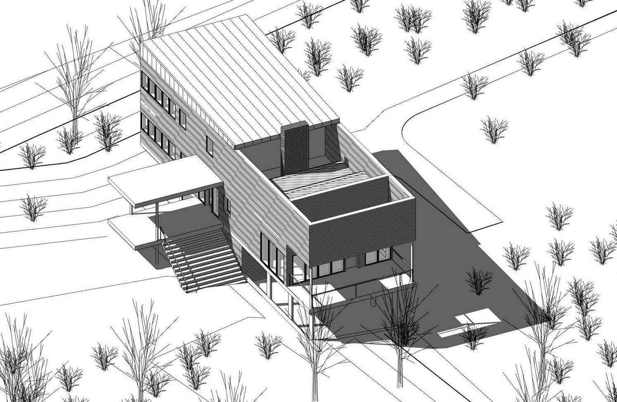 Matchbox House solar study