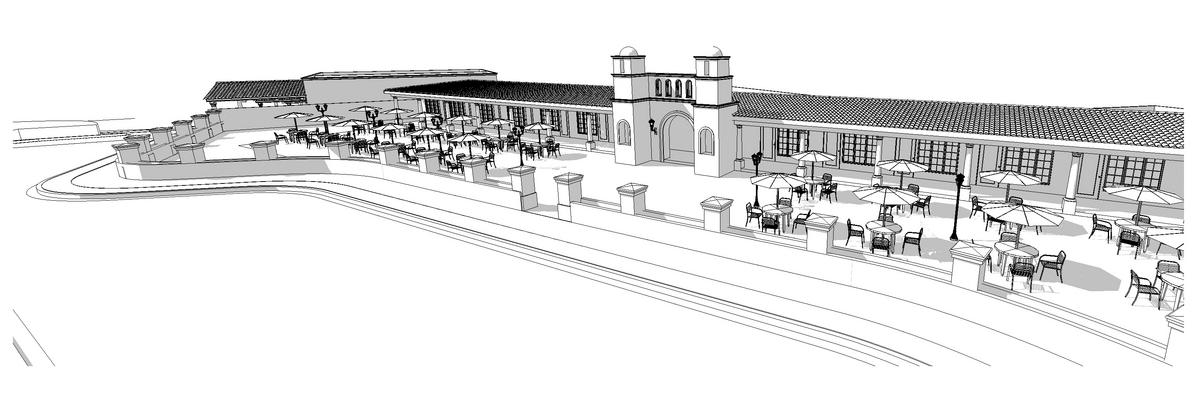 preliminary study for a housing scheme-view 4