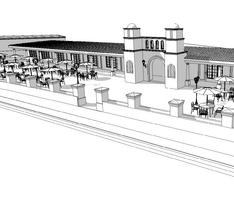 preliminary study for a housing scheme-view 4