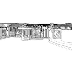 Preliminary study for a housing scheme-view 2