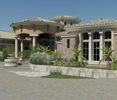 Revit House with tile