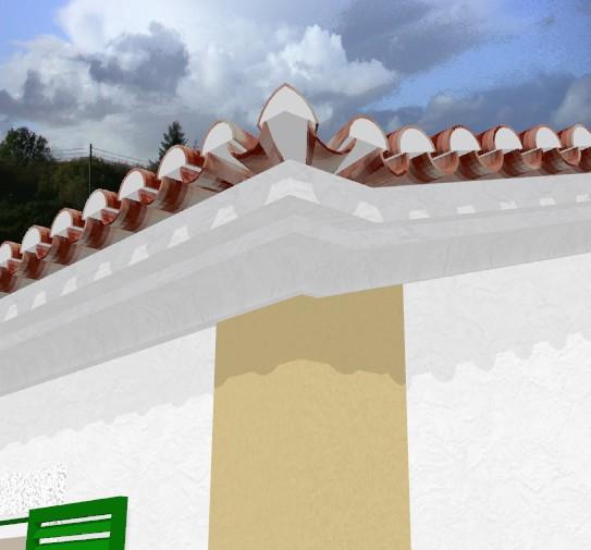 Exemplo do Beirado com Cimalha.