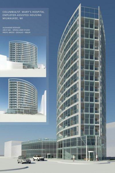 Social Housing in Milwaukee WI using Precast Concr