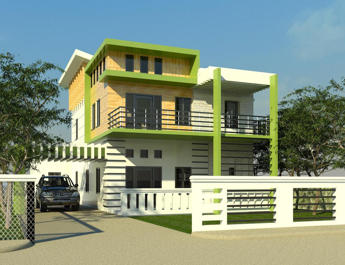 exterior perspective(100% Revit)