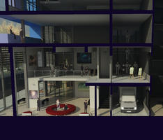 Section Perspective: South Side of Gallery