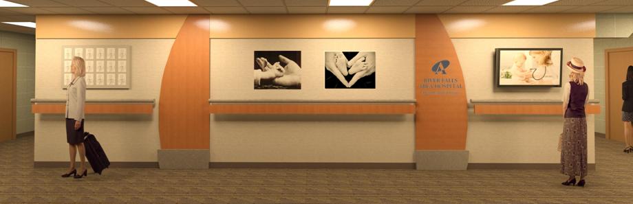 Baby Wall at area hospital