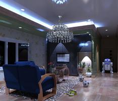 Hamada Residence,Night Render