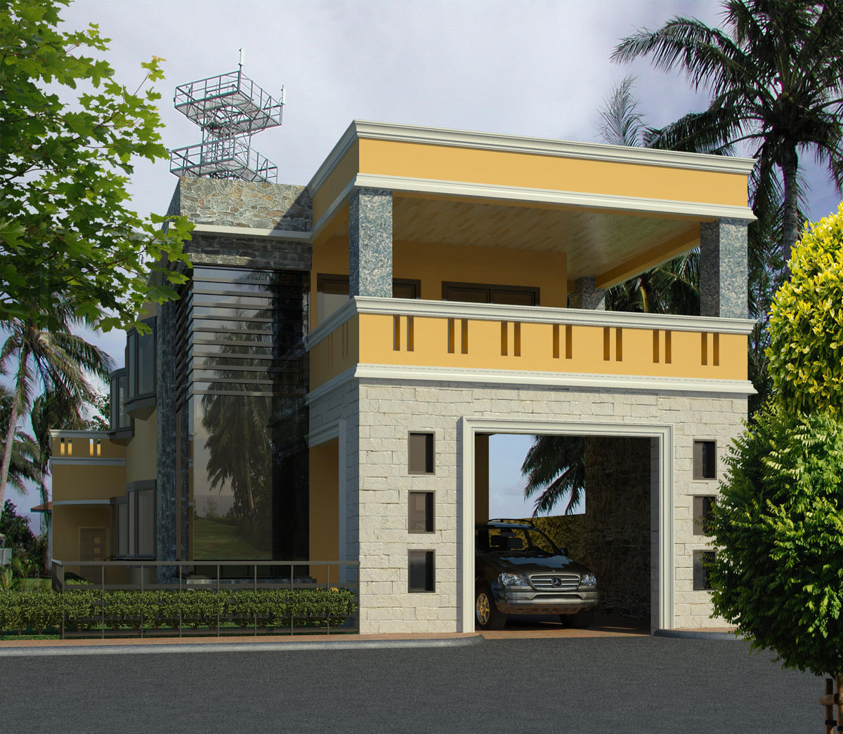 exterior perspective