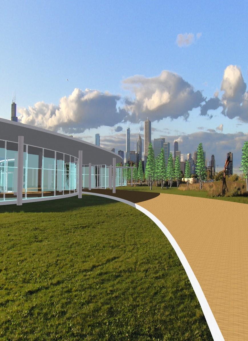 Gateway Pavilion on Northerly Island