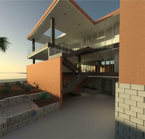 Entry - Reff Residence, San Diego, CA