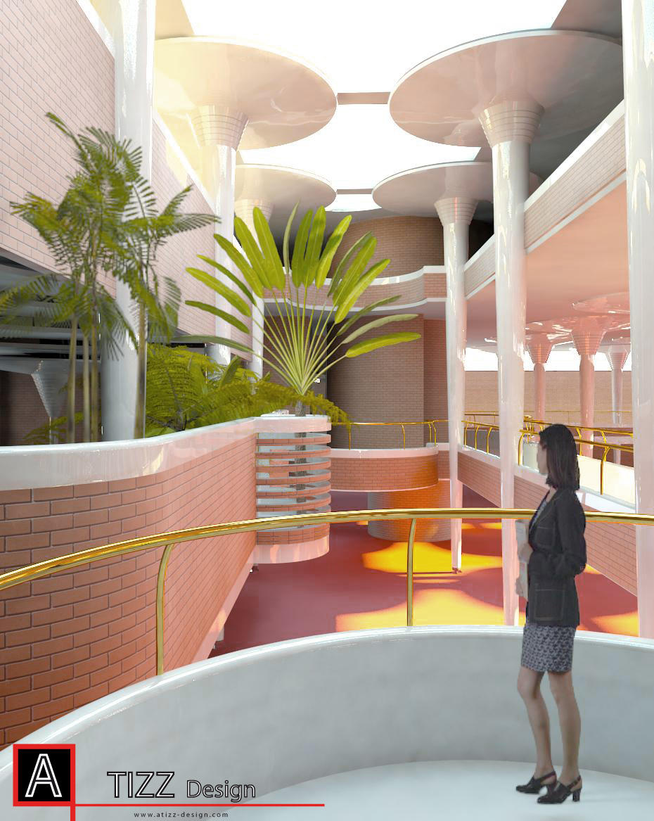 Entry Hall - Johnson Wax building by F.L.Wright