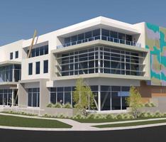 Office Block Rendering