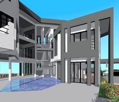 3 story house for 2 families in Thailand