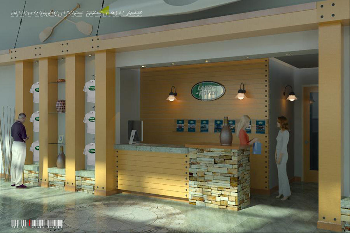 Automotive Retailer Reception Area