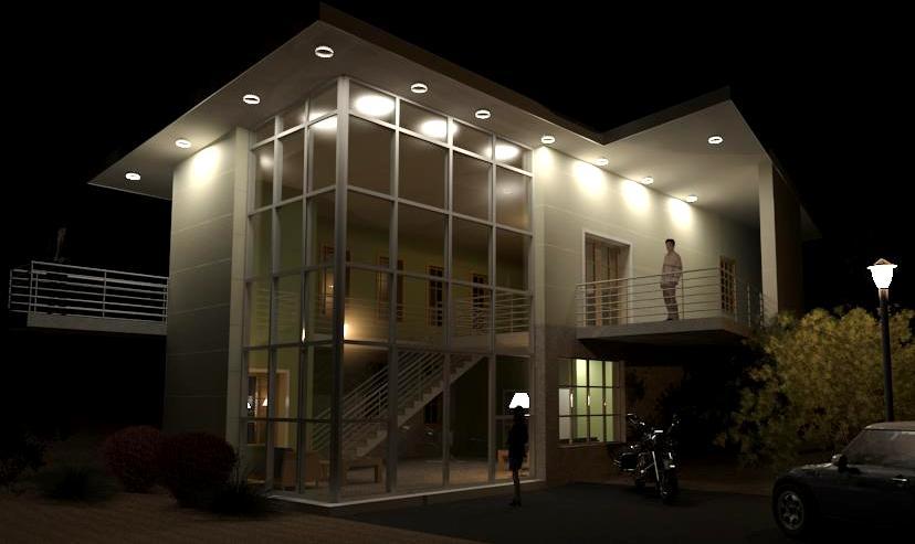 Contemporary Residence_Night